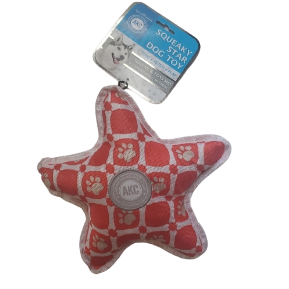 American Kennel Club Squeaky Star Dog Toy